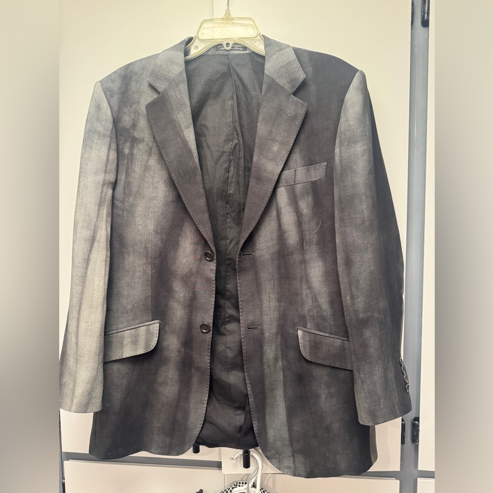 All Saints Men's Gray and Black Wool Blazer
Excellent condition